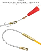 QWORK 50M Fiberglass Fish Tape Wire Puller Cable Pulling Aid Reel Electrician view 4