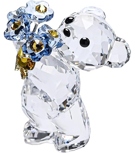Swarovski Kris Bear-Forget-me-not, Clear : Amazon.ca: Home