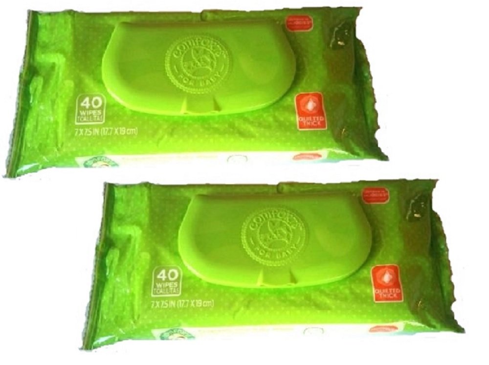 Amazon Com Comforts For Baby Baby Wipes 2 Packs 40 Wipes Pack