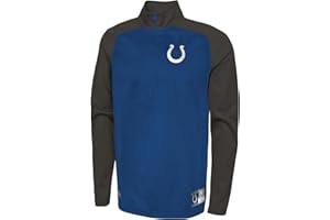 Outerstuff NFL Men's O-Line Performance 1/4 Zip Pullover Fleece Top