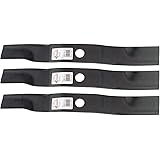 3 Rotary Mower Blades Fit Kubota Models ZD ZG KOHLER ZD1F-60P ZD21 ZD25 Replaces K5647-34330 3 Blades For 60 Deck