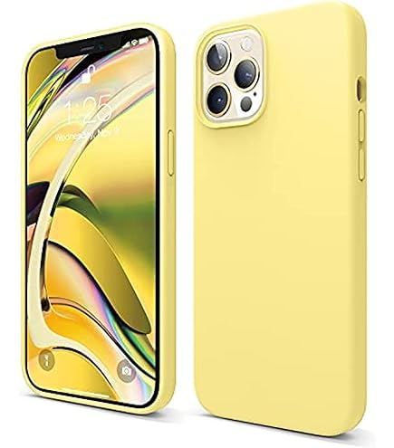 Amazon.com: IceSword iPhone 12 Pro Max Case Yellow, Thin Liquid