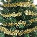 100 FT Commercial Length Christmas Garland Classic Christmas Decorations, Gold