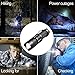 BESTSUN CREE Q5 LED 350 Lumens Mini Flashlight Zoomable Torch AA, Ultra Bright Bike Headlight Set
