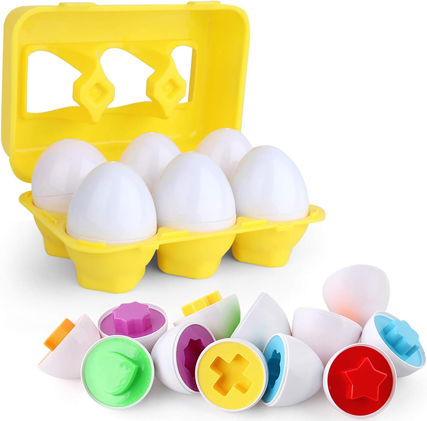Matching eggs. Matching eggs