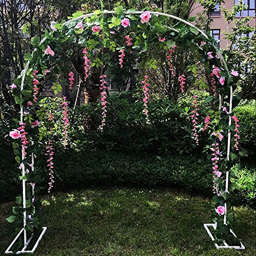 Arbours Gartenlaube Pergola Bogen, Metall Rosenbögen, für Verschiedene Kletterpflanzen Hochzeit Garten Brautparty… – Bild 3