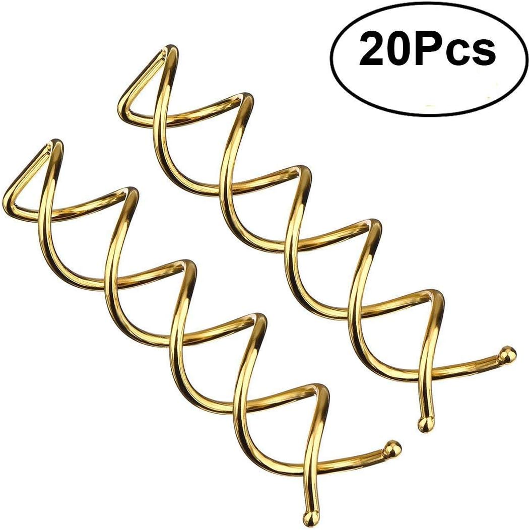 Faneli 20 spiral hair pins, twist hair clips, round hair clips, hair