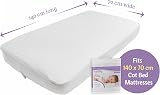 Vesta Baby Premium Cot Bed Mattress Protector 70x140 cm Bamboo view 3