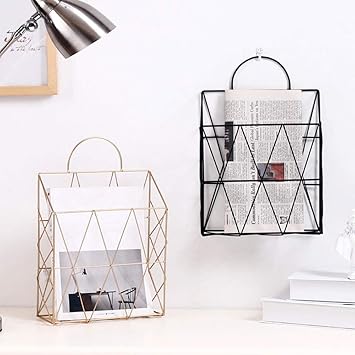 XBSLJ Estante de Almacenamiento de Documentos 2 PCS Revista montada en