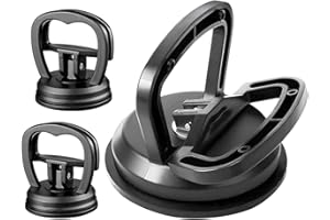 Xximuim Car Dent Puller,Powerful Car Dent Puller, Car Dent Removal Kit,Dent Remover Tool for Car Dent Repair, Glass, Screen, Tiles Lifting and Objects Moving (Black+Black)