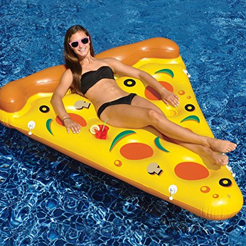 Swimline Giant Inflatable Pizza Slice for Swmming Pool (8 Pack) Toys & Games, Sports & Outdoor Play, Pools & Water Fun, Pool Loungers