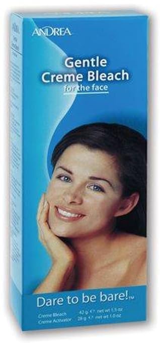 Amazon Com Andrea Gentle Creme Bleach For The Face 1 Kit Pack