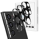 (3 Pack) Orzero Camera Lens Protector Compatible for Samsung Galaxy S23 Ultra 5G, Protector de C&aacute;mera Tempered Glass 9 Hardness HD Anti-Scratch Bubble-Free