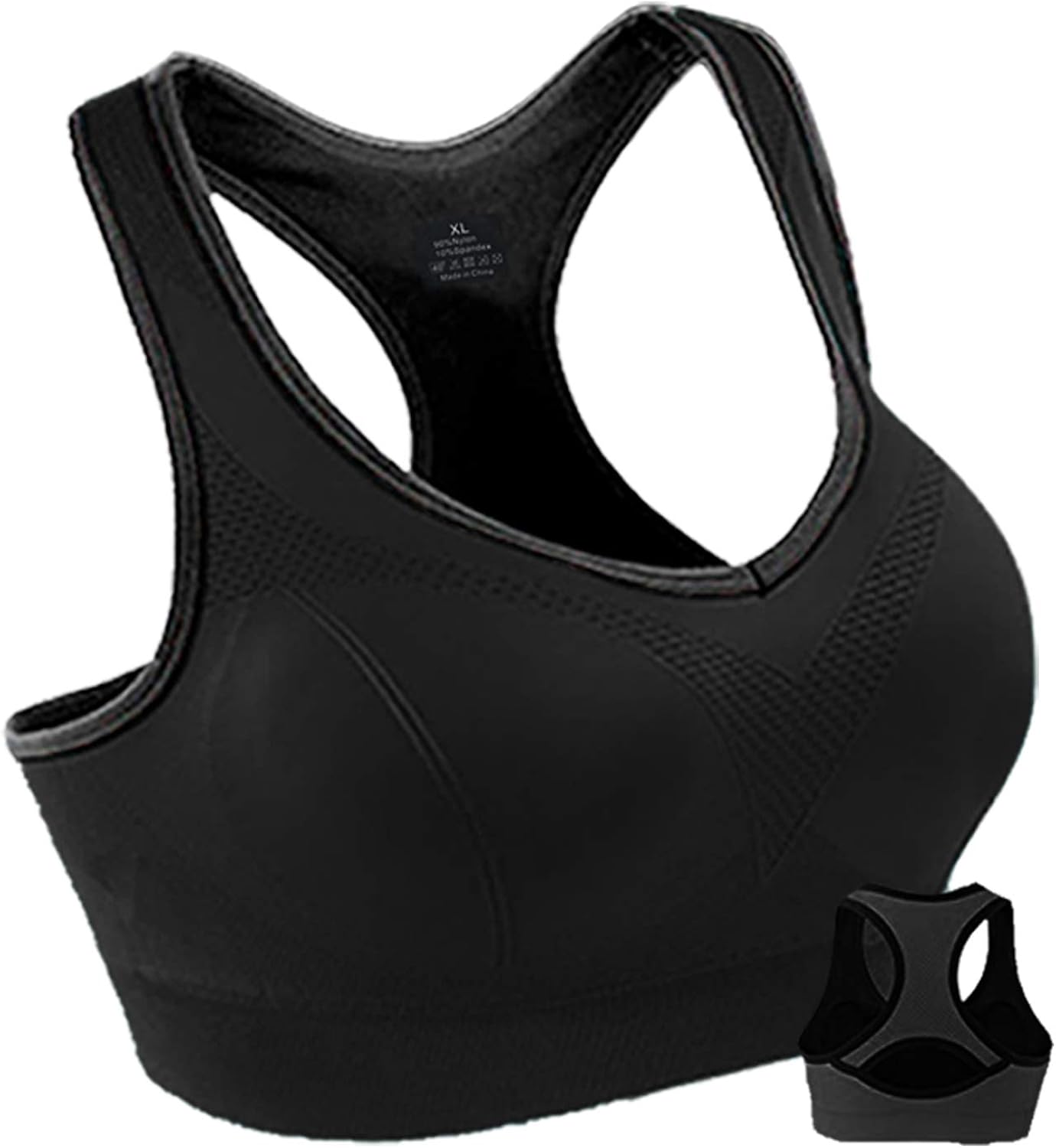Women Racerback Sports Bras High Impact Workout Yoga Gym