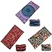 KALILY 6PCS Headband Bandana - Versatile Sports Vintage Headwear –Multifunctional Seamless Neck Gaiter, Headwrap, Balaclava, Helmet Liner, Face Mask for Camping, Running, Cycling, Fishing etc