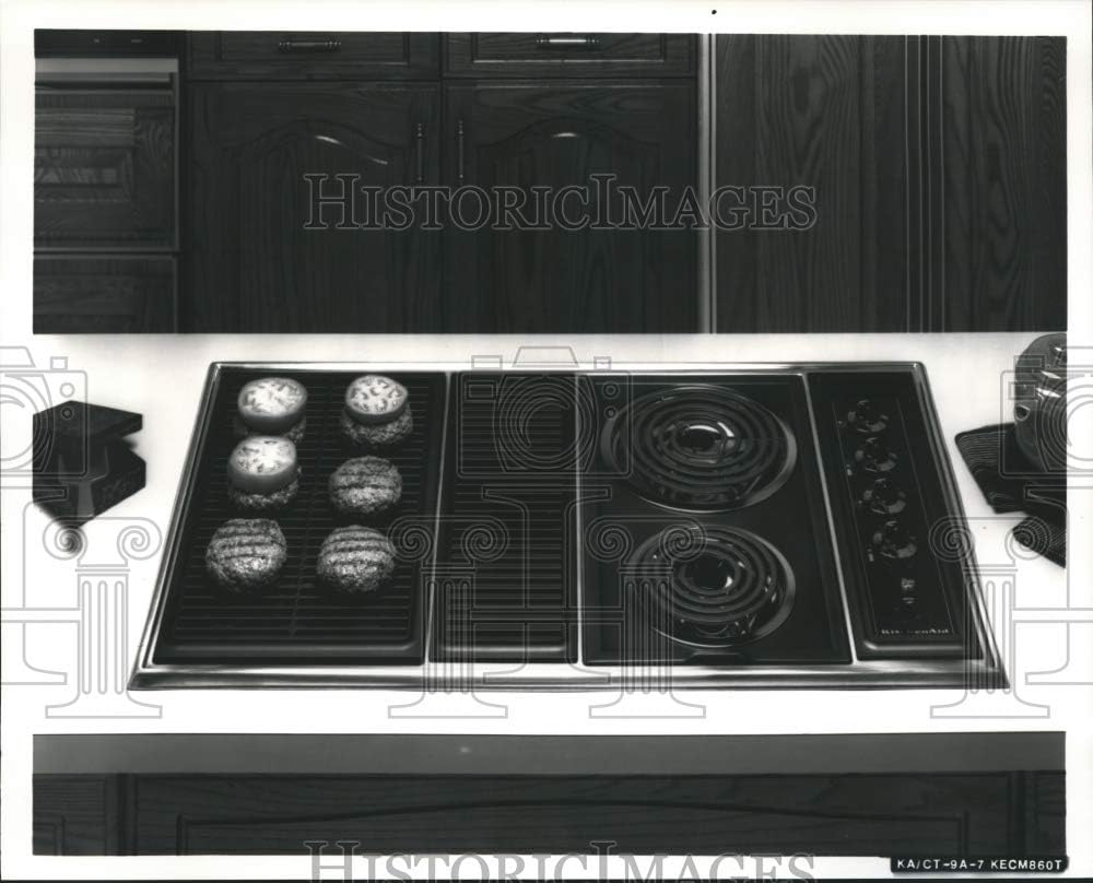 Historic Images - 1989 Press Photo Appliances-36-Inch Electric Modular KitchenAid Cooktops
