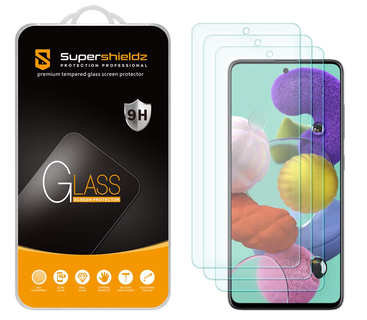 Supershieldz (3 Pack) Designed for Samsung Galaxy