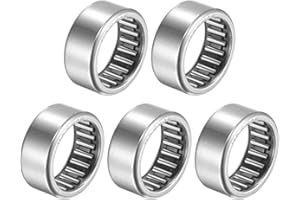 uxcell HK2212 Needle Roller Bearings 22mm Bore 28mm OD 12mm Width Chrome Steel Open End 5pcs