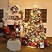 Valery Madelyn 40ct Luxury Red Gold Shatterproof Christmas Ball Ornaments Decoration,Themed with Tree Skirt(Not Included)