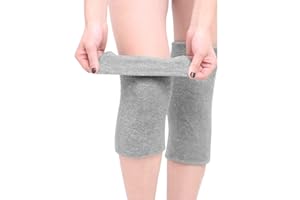 FakeFace Men Women Thicken Thermal Knee Braces Leg Warmers Winter Breathable Knee Pads Leg Sleeves for Ski Cycling Dance