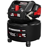 Baotree 8 Gallon Portable Air Compressor, Max 150PSI Oil Free Air Compressor Tank, 2HP Motor 2.8SCFM@90 PSI,3.8SCFM@40PSl Garage Air Compressors for Car Repair, Spray Painting, Woodwork Nailing