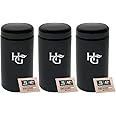 Herb Guard - 2 Oz Airtight Container & Smell Proof Jar (1 Liter) Humidity Pack Keeps Herbs Fresh for Months [3 Pack]