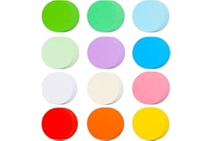FOBSME 600 Pcs 2 Inch Round Cutouts Paper Circles Assorted Color Round Cut-Out Accents Construction Paper Circles Shape Die Cuts for Kids DIY Craft Project Back to School Classroom Bulletin Board Decor