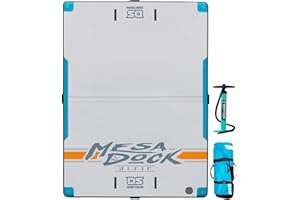 Driftsun Inflatable Floating Dock Platform - Mesa Floats, Dropstitch Docks for Lakes & Boats with Quick Inflation