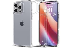 Spigen Ultra Hybrid Designed for iPhone 16 Pro Max Case [NOT Compatible with MagSafe], [Anti-Yellowing], [Military-Grade Protection] - Crystal Clear