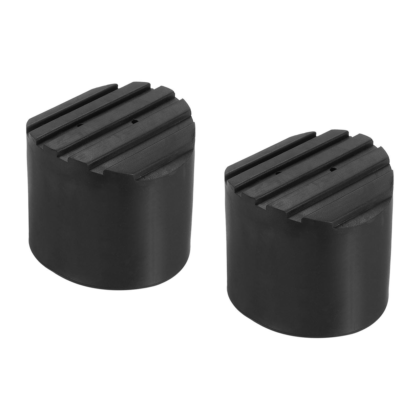 Photo 1 of PATIKIL Ladder Non Slip Feet 2.1"/52mm, 2Pcs Rubber Round Foot Protective Mat Cushion Replacement for Telescopic Folding Extension Ladder Protection, Black
