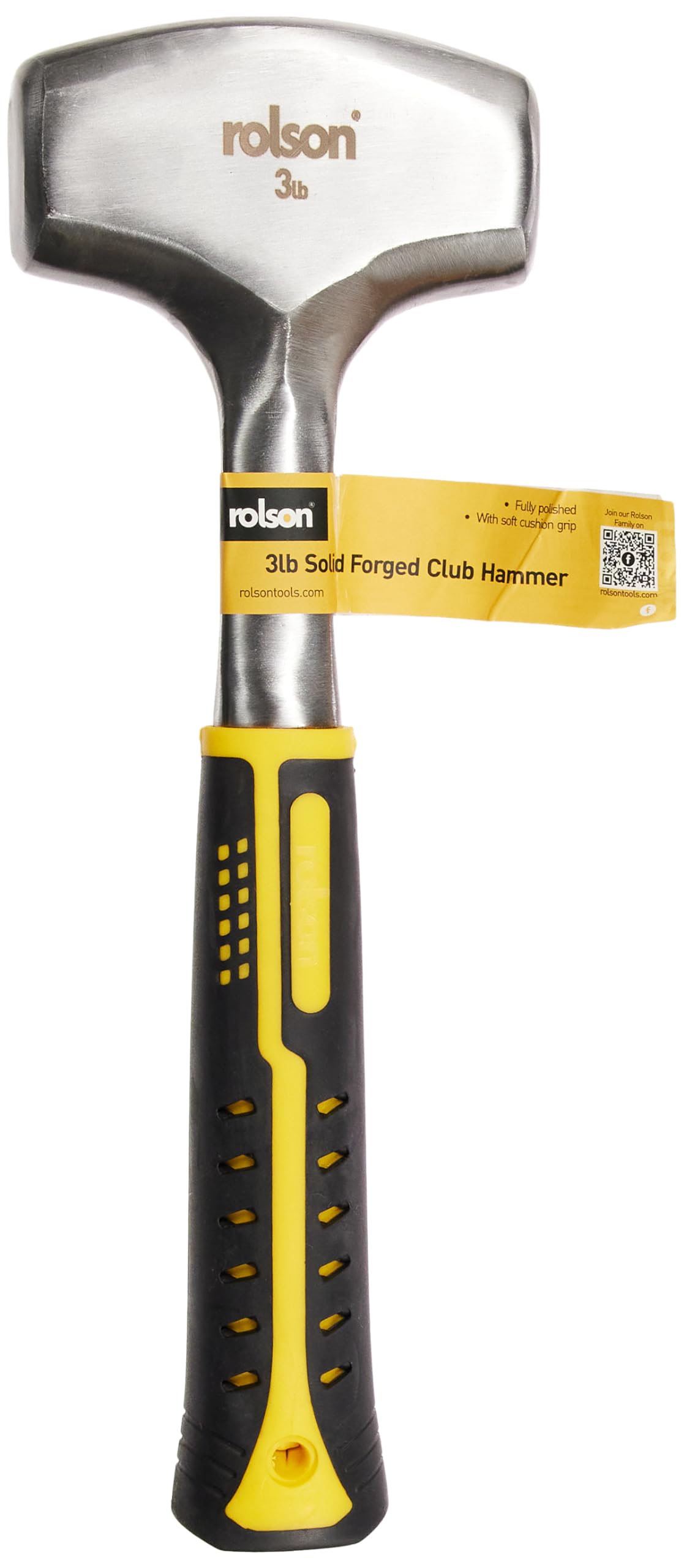 Rolson 10409 3lb Solid Forged Club Hammer