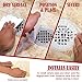 MightyHand Disposable Drain Covers Protector – Shower Drain Cover Catches Hair & Debris – Sanitary - 12 Sheets (Heart Pattern (12 Count))
