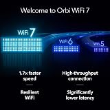 NETGEAR Orbi 370 Series WiFi 7 Mesh System RBE373 Router + 2 Satellites view 8