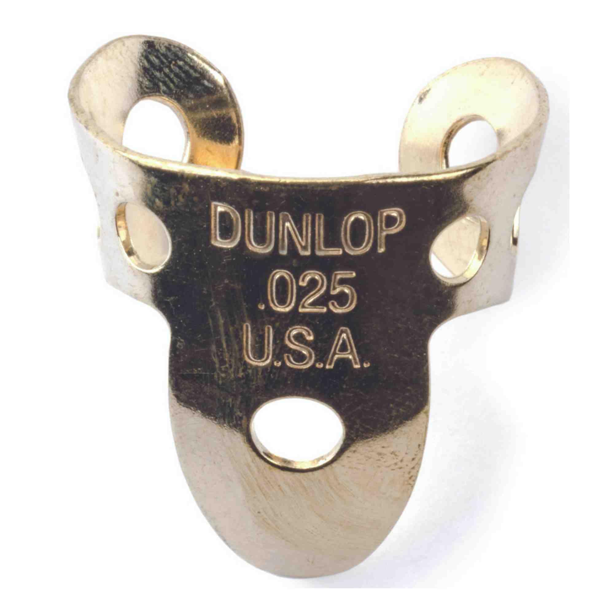 Jim Dunlop Brass Fingerpicks .025mm - Tube 20 picks,25307025016