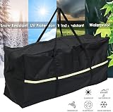 Ghopy Garden Furniture Cushion Storage Bag 210D Oxford Waterproof 122x39x55 view 2