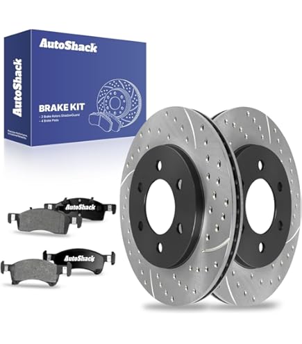 Kit De Frenos De Disco Delanteros AM Autoparts Cerámicos – Rotores 11.85″ Y Pastillas Posi Para Chevy Buick Cadillac Oldsmobile 1991-1996