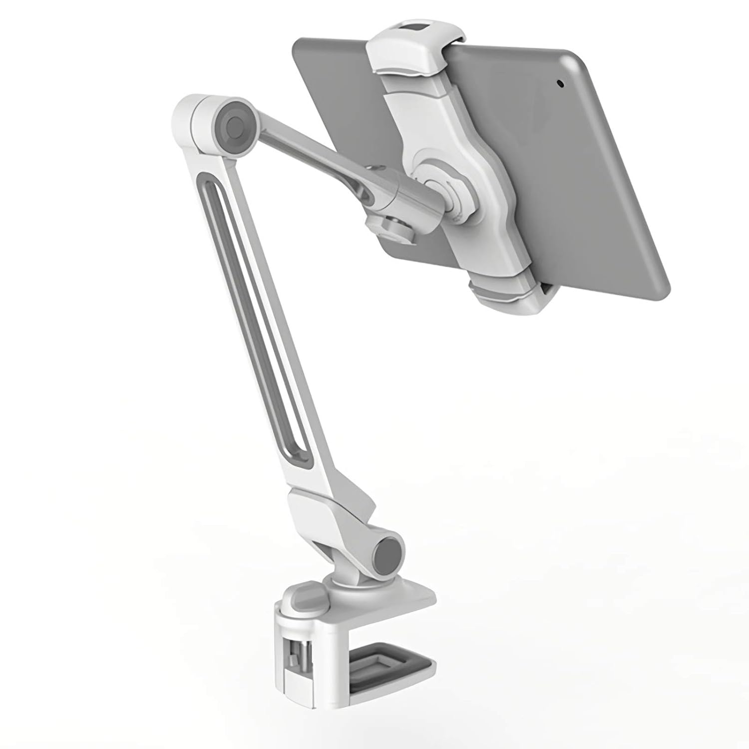 LARICARESturdy Tablet Holder, Aluminum Long Arm Mount. 360