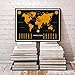 Travel Scratchable World Map Size 50 x 72cm Added Bonus Traveller's Adventure maps Easy to Scratch Best Personalised Gift