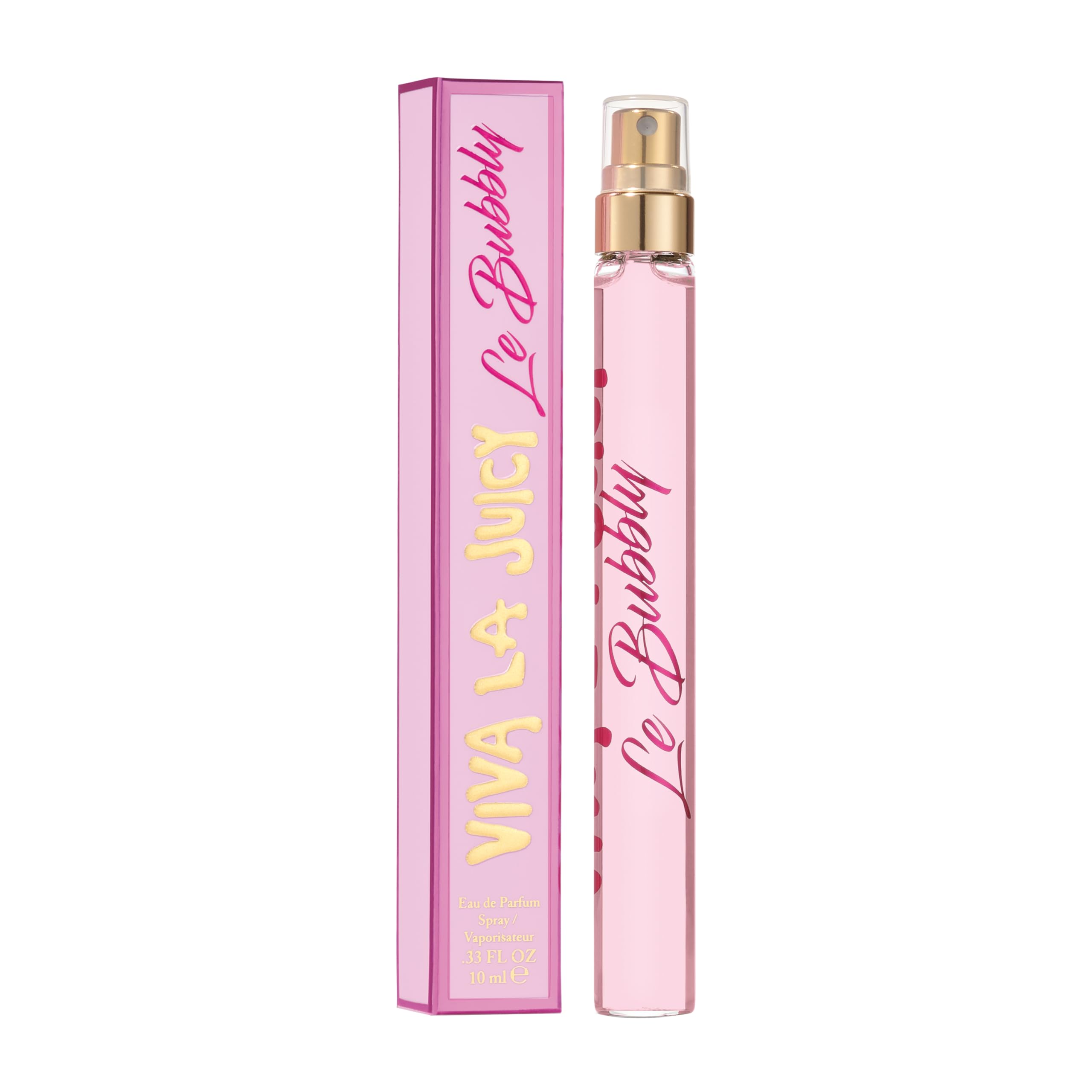 Juicy Couture Viva La Juicy Le Bubbly Eau De Parfum, Travel Size Luxury Women’s Perfume with Notes of Champagne Inspired Pink Berries, Gardenia, Jasmine & Amber – Fruity & Sweet, EDP Spray, 0.33 Fl Oz