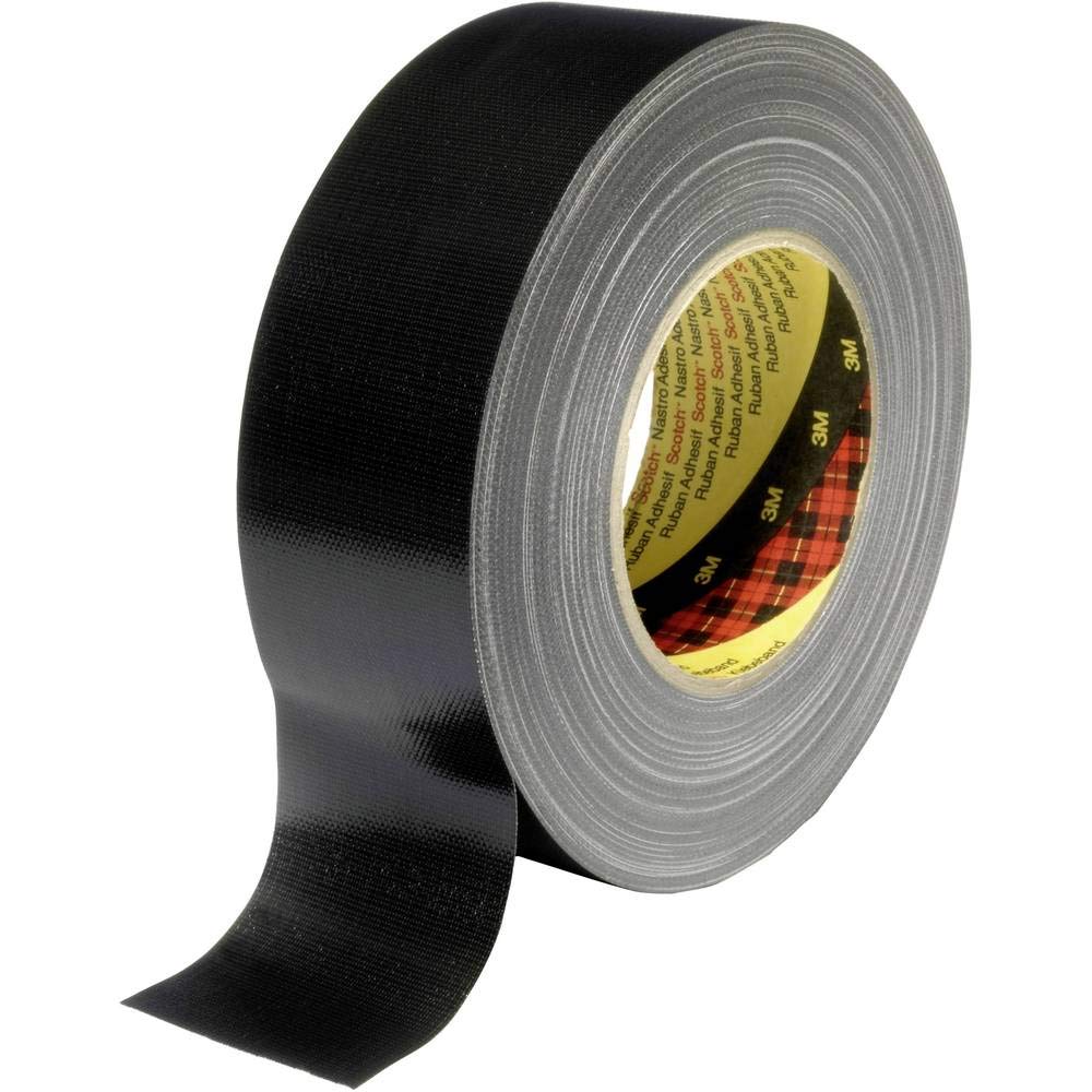 3M Extra Heavy Duty Duct Tape 389, 50 mm x 50 m, Black