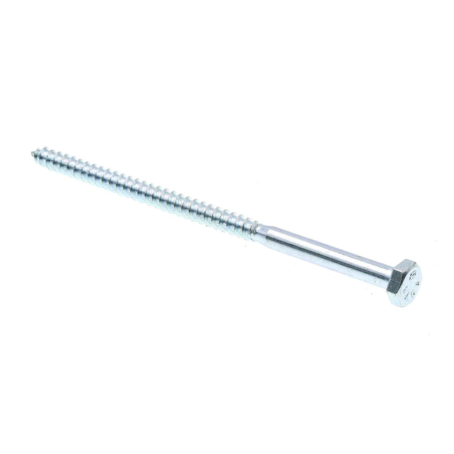 Prime-Line Products 9055346 Lag Screw Bolt, Hex Head, 1/4 in X 5 in, Zinc Plated Steel, Pack of 100