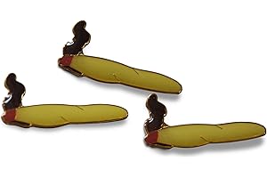 3-Piece Marijuana Doobie Cigarette Weed Blunt Lapel Pin or Hat Pin & Tie Tack Set with Clutch Back by Novel Merk