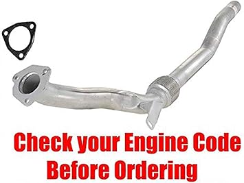 Amazon Com Flex Pipe For Audi A4 1 8t Engine Code Atw Aug Awm Front Wheel Drive 97 01 Automotive