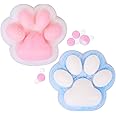 2pcs Big 5in taba Squeeze Cat Paw Squeeze Toys,Cat Paw Squishy,Cute Kawaii Squishies,Squishy Cat Paw Fur Ball,Jelly Kitty Paw Squishy Funny Fidget Toys Novelty Things Suitable for Adults Kids