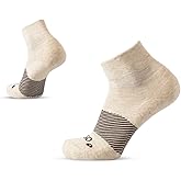 OS1st Wicked Comfort Merino Wool Quarter Crew Socks – Max Cushion, Light Compression, Blister Protection, Breathable