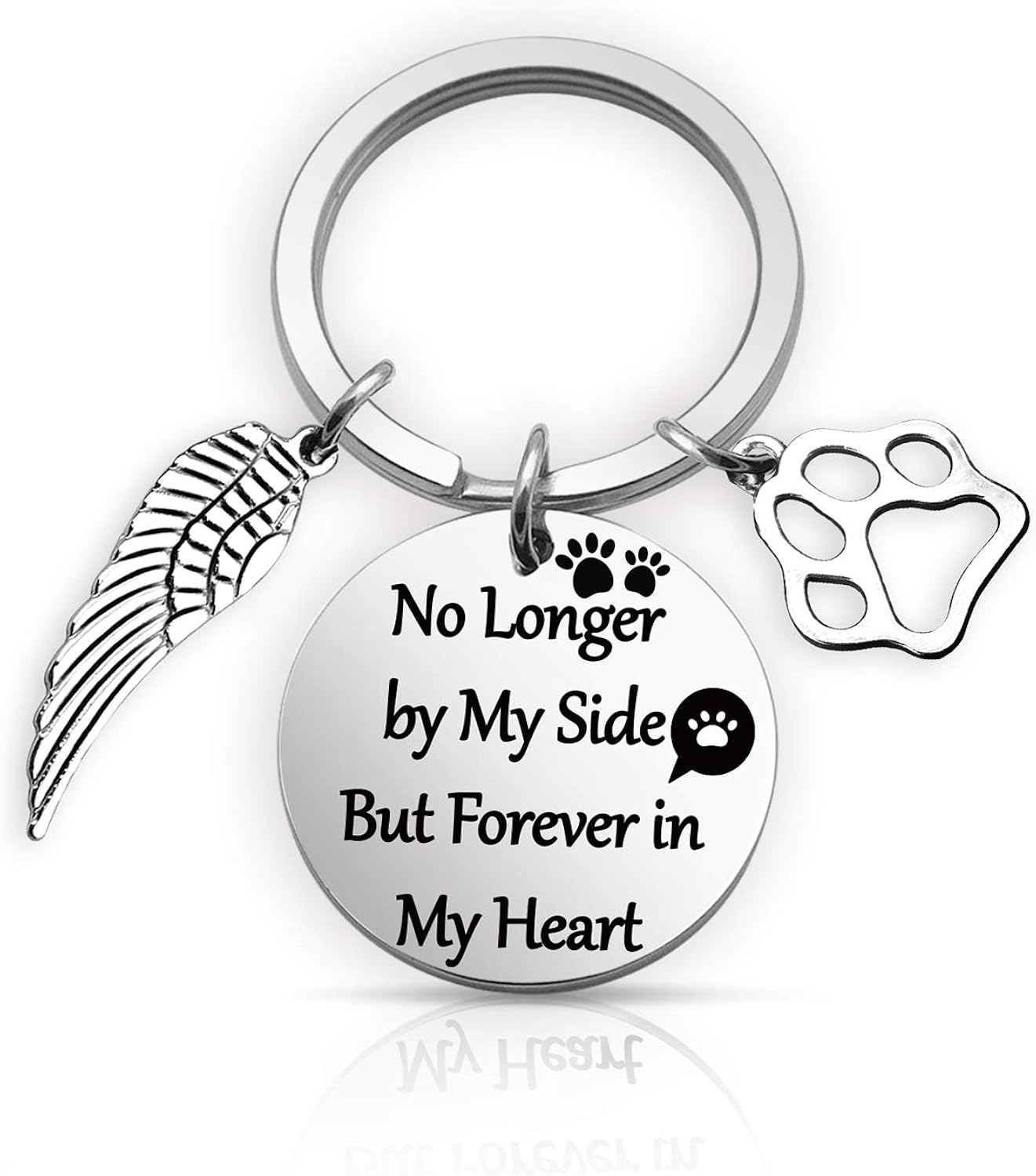 EIGSO Pet Memorial Keychain Dog Memorial Jewelry Gift No