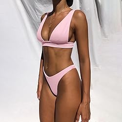 Bathing Suits for Women Deep V Neck Sexy Two Piece