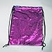 Sequin Drawstring Backpack,Drawstring Backpack Sequins Mermaid Magical Color Changing Gym Sport Bag