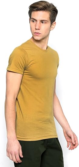 playera mostaza hombre