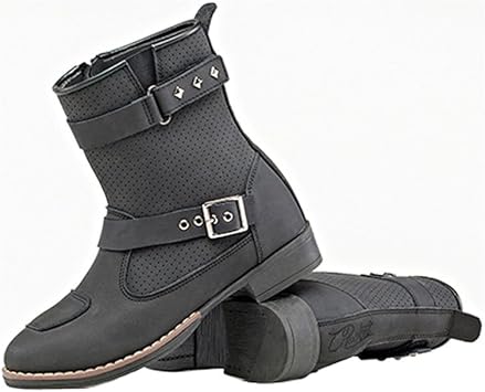 womens biker boots cheap
